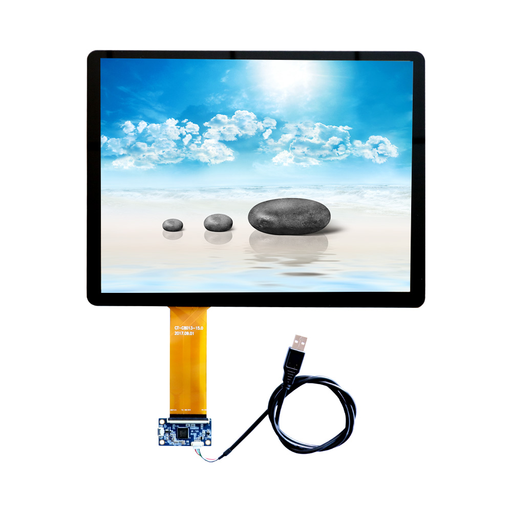 pp电子电容触摸屏智能自动咖啡机