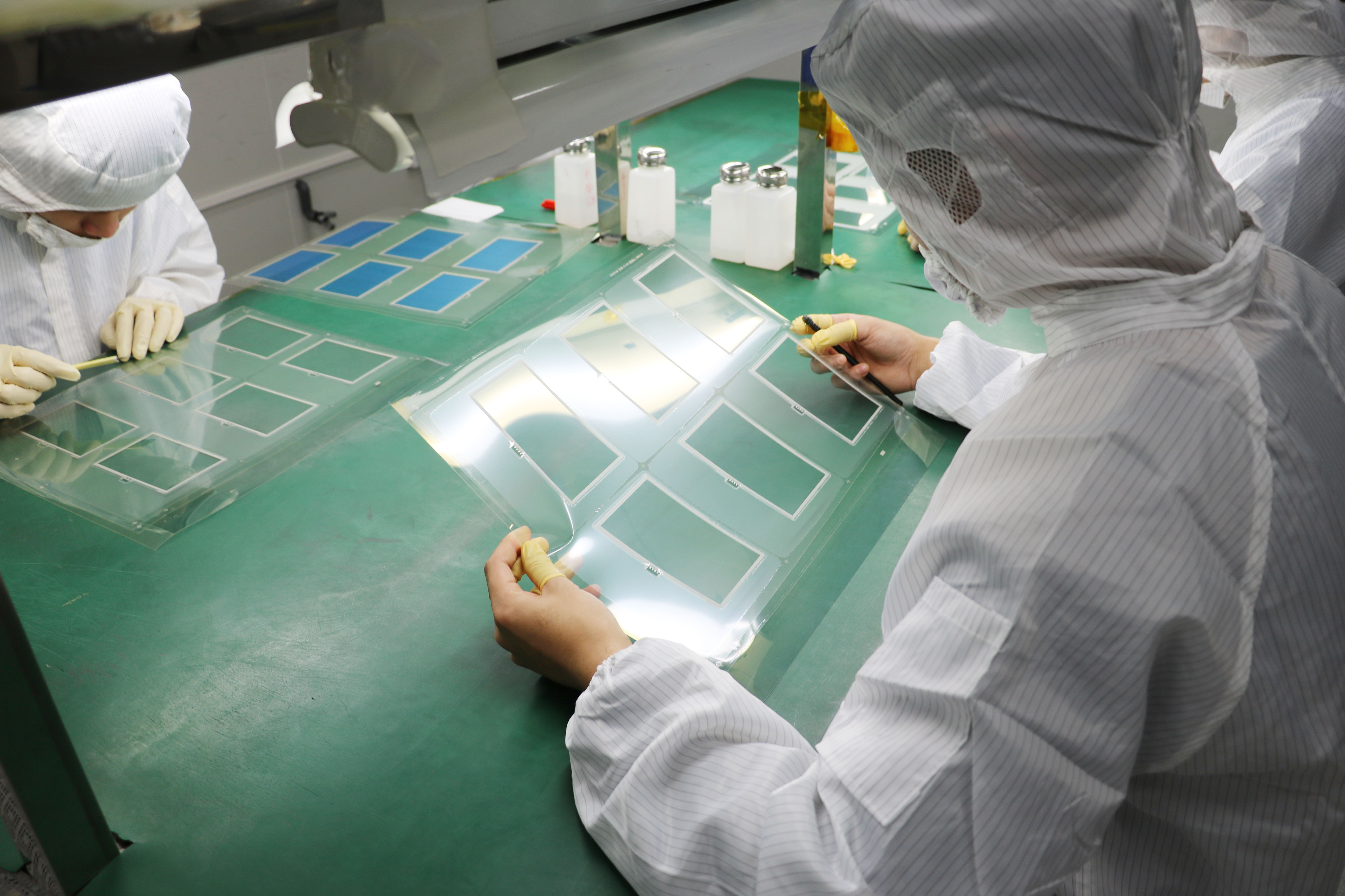 pp电子触摸屏车间照片